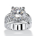 Creative Cubic Zirconia Gemstone Ring For Women Wedding Anniversary Gift Fashion Jewelry view 6