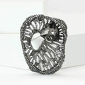 Alloy Rhinestone Glass Brooch Pin For Women's Shawl And Suit view 3