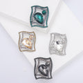 Black Rhinestone Glass Brooch Pin For Suits Cardigans And Gifts view 1