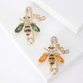 Alloy Enamel Rhinestone Bee Brooch For Scarves Collars And Lapels view 1