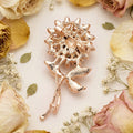 Alloy Sunflower Brooch Pin For Women's Fashion Clothing Accessories view 3