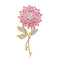 Alloy Sunflower Brooch Pin For Women's Fashion Clothing Accessories view 1