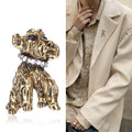 Alloy Animal Brooch Pin For Suits Coats And Garment Fastening view 4