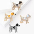 Alloy Rhinestone Dog Brooch Pin For Suits And Coats view 3