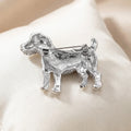 Alloy Rhinestone Dog Brooch Pin For Suits And Coats view 2