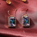 Luxury Mysterious Rainbow Zircon Drop Earrings For Women European Mother's Day Jewelry Gift view 2