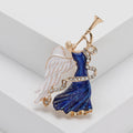 Enamel Alloy Dancing Woman Brooch For Wedding Gift Apparel Accessories view 2