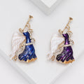 Enamel Alloy Dancing Woman Brooch For Wedding Gift Apparel Accessories view 1