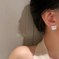 Alloy Asymmetric Irregular Geometric Tassel Long Drop Earrings For Fashion OL Style view 2
