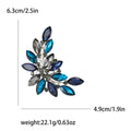Alloy Crystal Glass Rhinestone Brooch For Coat And Dress Accessories view 4