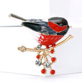 Alloy Enamel Bird Brooch For Women Suit And Coat view 2