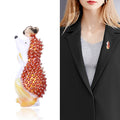 Alloy Enamel Polar Bear Brooch Pin For Cute Coat Decoration view 4