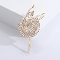Alloy Ballet Girl Lapel Pin For Sweaters And Clothing Decoration Brooch view 2