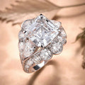 Luxury European Zircon Ring For Women, Wedding Bridal Statement Finger Jewelry Accessory view 1