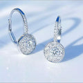 Luxury Sparkling Full Pave Zircon Earrings For Women Celebrity Style Fashion Ear Jewelry view 4