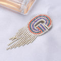 Alloy Letter G Tassel Brooch Pin Fashion Coat Accessory For Women view 4