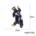 Enamel Alloy Cartoon Cow Brooch Pin For Cute Apparel Accessories view 5