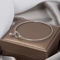 2025 Korean Fashion Round Knot Smooth Adjustable Open Bangle Bracelet For DIY Accessories view 4