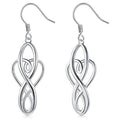 Creative Twisted Geometric Shape Women's Drop Earrings Cross Border Fashion Ear Jewelry view 1
