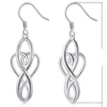 Creative Twisted Geometric Shape Women's Drop Earrings Cross Border Fashion Ear Jewelry view 2