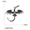 Alloy Enamel Western Dragon Brooch Pin For Fashion Garments view 6