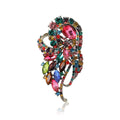 Alloy Rhinestone Glass Statement Brooch For Women's Suits And Coats view 5