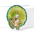 Enamel Alloy Frog Lotus Leaf Brooch Pin And Pendant Accessory view 2