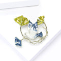Alloy Enamel Dove Brooch Pin For Coats And Cardigans view 3