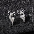 Korean Minimalist Reindeer Stud Earrings Cartoon Christmas Gift Jewelry For Students view 5