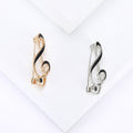 Alloy Enamel Music Note Brooch Simple Unisex Suit Lapel Pin view 4