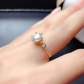 Eight Hearts Eight Arrows Zircon Wedding Ring For Women, Romantic Bridal Finger Jewelry view 4