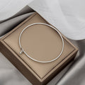 Korean Fashion Smooth Round Knot Open Adjustable Bangle Simple Versatile Bracelet Hand Jewelry view 4