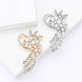 Alloy Pearl Flower Brooch For Women Suit And Coat Lapels view 2