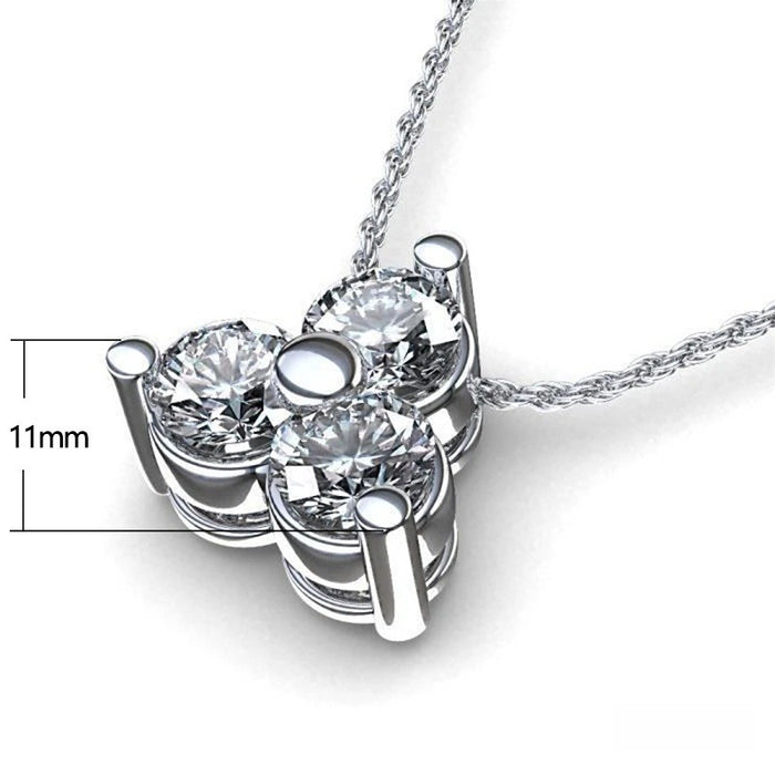 Elegant Zircon Pendant Collarbone Chain For Women, Light Luxury Niche Design Fashion Necklace