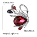 Alloy Crystal Faux Pearl Brooch For Sweater Shawl Fastening view 6