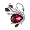 Alloy Crystal Faux Pearl Brooch For Sweater Shawl Fastening view 5