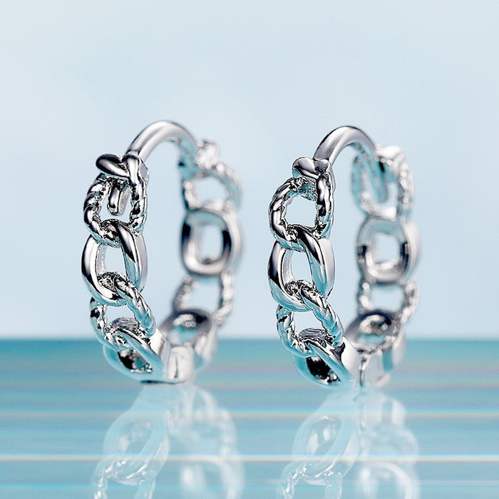 Simple Fashion Chain Earrings And Couple Ear Buckles, European American Jewelry Accessories