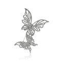Alloy Rhinestone Butterfly Brooch Pin For Cardigan And Sweater Decoration view 5
