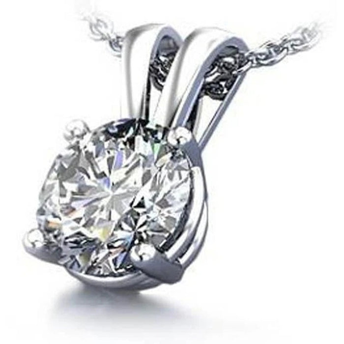 Sparkling Single Zircon Pendant Collarbone Chain For Women, Korean Fashion Ladies Necklace
