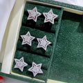 Imitation Zircon Five Point Star Stud Earrings For Women Fashion Statement Jewelry view 3
