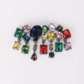 Crystal Glass Brooch Pin For Sweater Blazer And Coat Decoration view 5