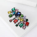 Crystal Glass Brooch Pin For Sweater Blazer And Coat Decoration view 4