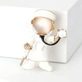 Alloy Cartoon Male Doctor Brooch Pin For Sweaters And Suits view 2