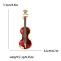 Alloy Violin Brooch Pin Sweater Chain For Fashion Accessories view 4