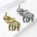 Alloy Elephant Brooch For Suit Coat And Garment Fastening view 3