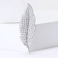 Alloy Pearl Leaf Brooch Pin For Elegant Suit Cardigan Decoration view 3