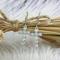 Korean Fashion Zircon Inlaid Drop Earrings For Women Light Luxury European American Jewelry view 1