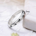 Sweet Cute Pet Cat Paw Ring For Women, European Style Dog Footprint Stackable Tail Ring view 5