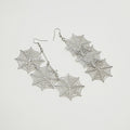 Bohemian Alloy Spider Web Long Dangle Drop Earrings For Women Fashion Halloween Statement Earrings view 3