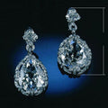 European Pear Shape Teardrop Zircon Dangle Earrings For Women, Inlaid Fashion Jewelry In Stock view 3